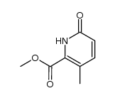 methyl 3-methyl-6-oxo-1,6-dihydropyridine-2-carboxylate结构式