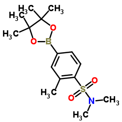 N,N,2-Trimethyl-4-(4,4,5,5-tetramethyl-1,3,2-dioxaborolan-2-yl)benzenesulfonamide structure