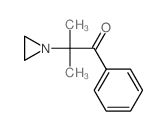 1-Propanone,2-(1-aziridinyl)-2-methyl-1-phenyl-结构式