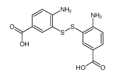 3,3'-二硫代双(4-氨基苯甲酸)结构式