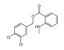 (3,4-dichlorophenyl)methyl 2-(methylamino)benzoate Structure