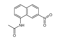 N-(7-nitro-[1]naphthyl)-acetamide结构式