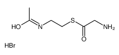 [2-(2-acetamidoethylsulfanyl)-2-oxoethyl]azanium,bromide Structure