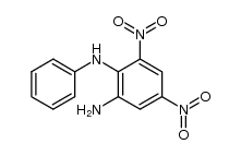 2-amino-4,6-dinitrodiphenylamine Structure