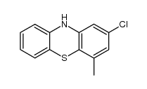 2-chloro-4-methyl-phenothiazine结构式