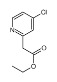 ethyl 2-(4-chloropyridin-2-yl)acetate Structure