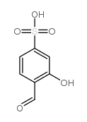 4-Formyl-5-hydroxybenzenesulfonic acid结构式