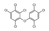 1,2,3,5-tetrachloro-4-(2,4,5-trichlorophenoxy)benzene Structure