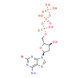 2-bromo-2'-deoxyadenosine triphosphate结构式