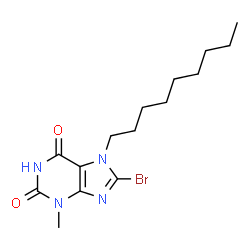 8-bromo-3-methyl-7-nonyl-3,7-dihydro-1H-purine-2,6-dione picture