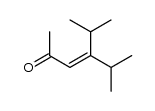 4-isopropyl-5-methyl-hex-3-en-2-one Structure