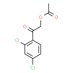 2-(ACETYLOXY)-1-(2,4-DICHLOROPHENYL)ETHANONE structure