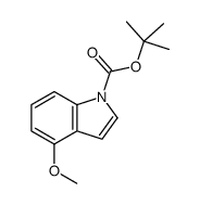 TERT-BUTYL 4-METHOXY-1H-INDOLE-1-CARBOXYLATE Structure