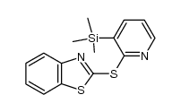 2-(benzothiazol-2-ylthio)-3-(trimethylsilyl)pyridine结构式