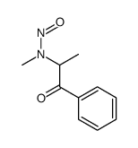 2-(N-nitroso-N-methylamino)propiophenone结构式