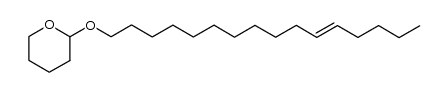 1-(2-tetrahydropyranyloxy)-11E-hexadecene Structure