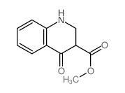 3-Quinolinecarboxylicacid, 1,2,3,4-tetrahydro-4-oxo-, methyl ester结构式