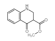 3-Quinolinecarboxylicacid, 1,2,3,4-tetrahydro-4-oxo-, methyl ester structure