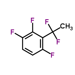 2-(1,1-Difluoroethyl)-1,3,4-trifluorobenzene Structure