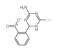 4-Amino-6-(2-nitrophenyl)-1,6-dihydro-1,3,5-triazine-2-thiol Structure