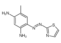 4-methyl-6-(1,3-thiazol-2-yldiazenyl)benzene-1,3-diamine Structure