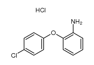2-(4-Chlorophenoxy)benzenamine hydrochloride Structure