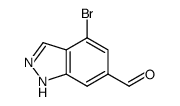 4-bromo-1H-indazole-6-carbaldehyde结构式