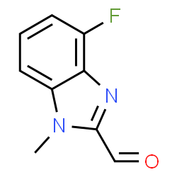 1H-Benzimidazole-2-carboxaldehyde,4-fluoro-1-methyl-(9CI) picture