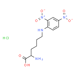 N-EPSILON-2,4-DNP-D-LYSINE HYDROCHLORIDE Structure