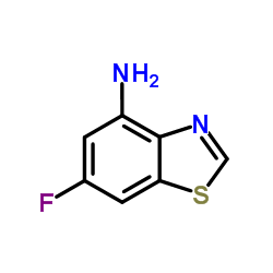 6-Fluoro-1,3-benzothiazol-4-amine结构式