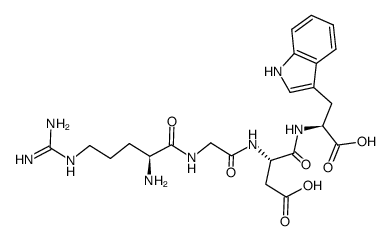 Arg-Gly-Asp-Trp结构式