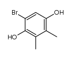 2-bromo-5,6-dimethylhydroquinone Structure