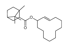 2-cyclododecenyl camphanate结构式