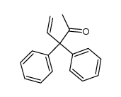 3,3-diphenyl-1-penten-4-one Structure