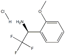 (S)-2,2,2-trifluoro-1-(2-Methoxyphenyl)ethanaMine hydrochloride结构式