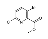 METHYL 3-BROMO-6-CHLOROPICOLINATE structure