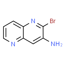 2-Bromo-1,5-naphthyridin-3-amine structure