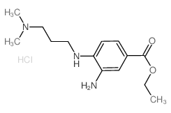 Ethyl 3-amino-4-{[3-(dimethylamino)propyl]-amino}benzoate hydrochloride结构式