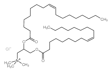 n-[1-(2,3-dioleyloxy)propyl]-n,n,n-trimethylammonium chloride结构式