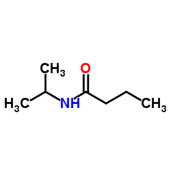 Butanamide,N-(1-methylethyl)- structure