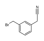 2-[3-(bromomethyl)phenyl]acetonitrile结构式