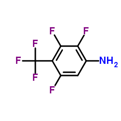 2,3,5-TRIFLUORO-4-TRIFLUOROMETHYL-PHENYLAMINE structure