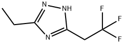 3-ethyl-5-(2,2,2-trifluoroethyl)-1H-1,2,4-triazole结构式