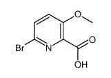 6-BROMO-3-METHOXYPICOLINIC ACID structure