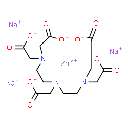 Pentetate Zinc Trisodium结构式