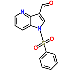 1-(Phenylsulfonyl)-1H-pyrrolo[3,2-b]pyridine-3-carbaldehyde Structure