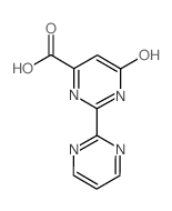 4-羧基-6-羟基-2,2'-联嘧啶结构式