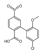 2-(5-chloro-2-methoxyphenyl)-4-nitrobenzoic acid结构式