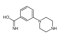 3-(哌嗪-1-基)苯甲酰胺结构式