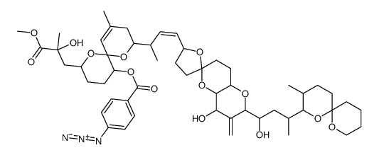 27-methyl 7-O-(4-azidobenzoyl)okadaate structure